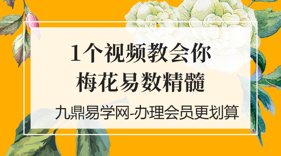 1个视频教会你梅花易数精髓，附案例分析